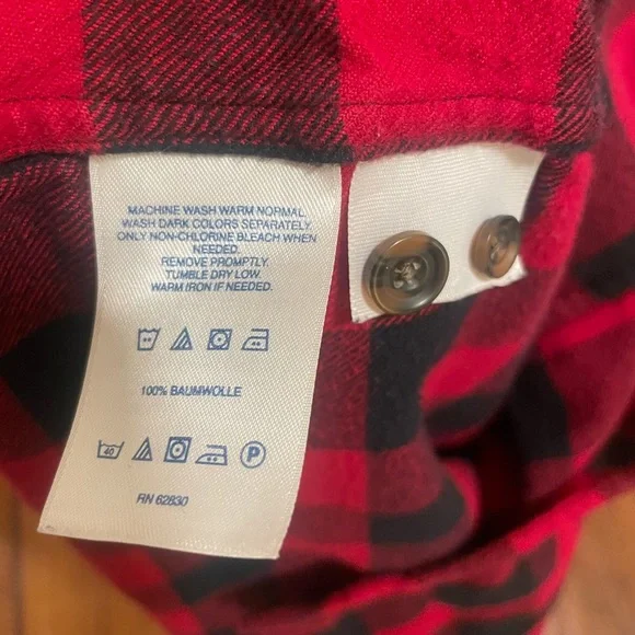 Lands' End Men's Traditional Fit Flagship Flannel Shirt - Picture 6 of 7